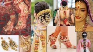'Fashion For Royal Bridal!!.. DIY Beautiful Jewelry ❤️Payal, Hair Accessories, Kalire, Nose Pin Etc.'