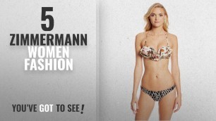 'Zimmermann Women Fashion [2018 Best Sellers]: Zimmermann Women\'s Scout Frill Bikini Set, Mismatched,'