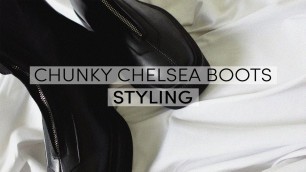 'HOW TO STYLE CHUNKY CHELSEA BOOTS |  Men\'s fashion outfit'