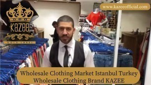 'Wholesale Clothing Market Istanbul Turkey | Wholesale Clothing Brand KAZEE  #wholesalemarket #turkey'