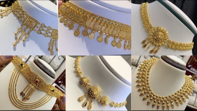 'Latest Light Weight Turkey Gold Necklace Designs'