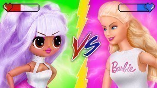 'Barbie Doll vs LOL Surprise Doll'
