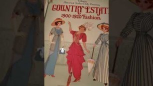 'Usborne Historical Sticker Dolly Dressing: Country Estate 1900-1920\'s Fashion'