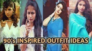 '90\'s INSPIRED ICONIC OUTFIT IDEAS PART- 1 | 90\'s BOLLYWOOD STYLE FASHION | BIHARI BANNI'