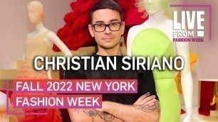 'Christian Siriano Fall 2022 NYFW Show FULL LIVESTREAM | E! Red Carpet & Award Shows'