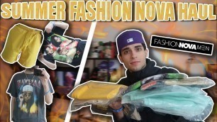 'Huge Summer Fashion Nova Mens Clothing Haul + Try On ‼️'
