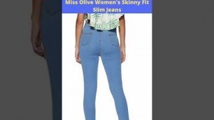 'fashion trends। Miss Olive Women\'s Skinny Fit Slim Jeans । top style insider । best fashion  #shorts'