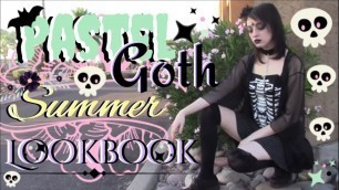 '⛧Cute & Creepy⛧ | ❁Pastel Goth Summer Lookbook 2018❁'