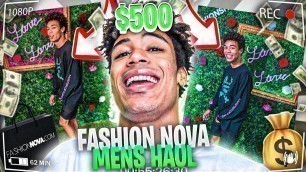 '$500 SUMMER FASHION NOVA HAUL (Fashion Nova Men)'