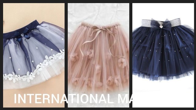 'stylish and trendy fashionable tutu skirts design for Girls'