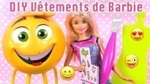 'Barbie Fashion DIY Style Emoji Vêtements de Poupées'