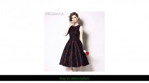 TESSCARA Women Elegant Jacquard Dress Festa Robe Femme High Quality Fashion Designer Female Office