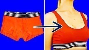 '27 SUPER EASY DIY CLOTHING HACKS THAT\'LL SAVE YOU A FORTUNE'