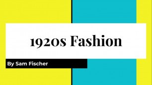 '1920s Fashion | Men | By Sam Fischer'