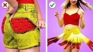 'Fashion Hacks: 11 Easy DIY Clothing Ideas!'