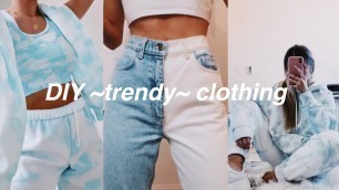 'DIY trendy clothes// tiktok inspired'