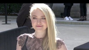 'Dakota Fanning and more at the Valentino Ready to Wear Fashion Show'