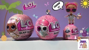 'NEW LOL Surprise Eye Spy Fashion Crush Glam Glitter Series 4 Unboxing Review'