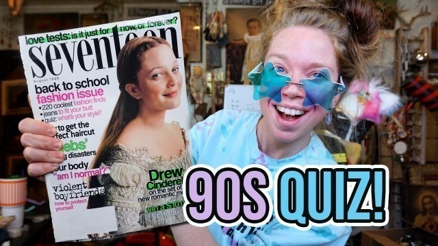Take a 90s FASHION QUIZ with ME! (Vintage 90s Teen Magazine Nostalgia)