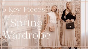 '5 KEY PIECES FOR YOUR SPRING WARDROBE // & how to style with Freddy My Love! // Fashion Mumblr'