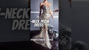 'V neck Prom Dress | #Shorts #Youtubeshorts'