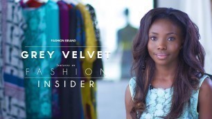 'Fashion Insider - Grey Velvet'