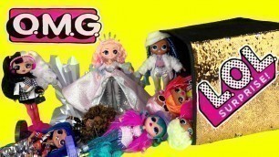 'LOL Surprise OMG Fashion Doll Collection! We Unbox A NEW OMG LOL Doll + Share All Our Big LOL Dolls!'
