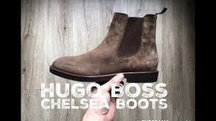 'Hugo Boss Chelsea Boots Eden Cheb ‘Medium Brown’ | UNBOXING & ON FEET | fashion shoes | 17 | HD'