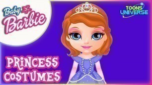 'Baby Barbie Princess Costumes (Disney Sofia the First) Cute Dress Up Game for Girls'