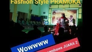 'Juara 2 Lomba Fashion Style di USC Pakaian Daur Ulang (UIM Scout Competition) || Perwakilan SMK_HM'