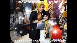 'juara fashion show hijabers lampung'