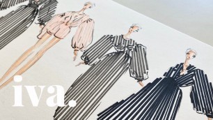 'Quick Fashion Illustration - FENDI Collection  l  Studio Iva'