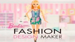 'BARBIE - Barbie Fashion Design Maker | English Episode Full Game | BARBIE (Game for Children)'
