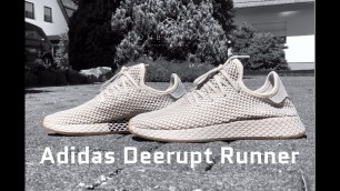Adidas Deerupt Runner ‘light grey/gum’ | UNBOXING & ON FEET | fashion shoes | 2018 | 4K