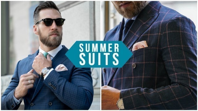 '4 Ways To Wear Suits In Summer || Men\'s Fashion 2018'