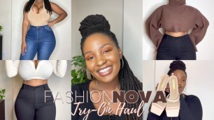'FASHION NOVA TRY - ON HAUL 2021 | MY FIRST CLOTHING HAUL | TOPS & BOTTOMS | NAIL ADDICT - GEL POLISH'