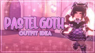 '✨Making a pastel goth outfit || Royale High outfit idea || FaeryStellar✨'