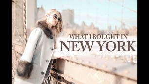 'WHAT I BOUGHT IN NEW YORK // KATE SPADE HAUL // FASHION MUMBLR'