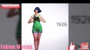 'Fashion Worldd swimsuits// 100 years of swimsuits in body paint'