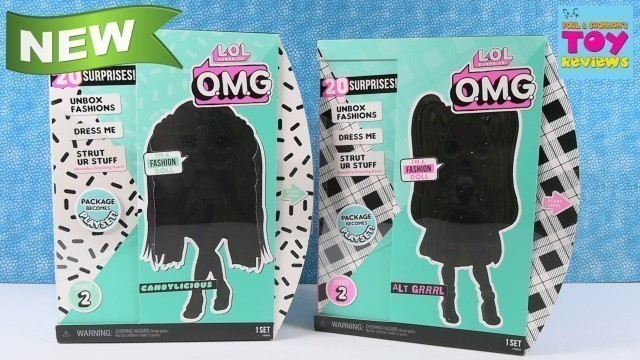 'LOL Surprise OMG Dolls Series 2 Unboxing Candylicious Alt Grrrl | PSToyReviews'