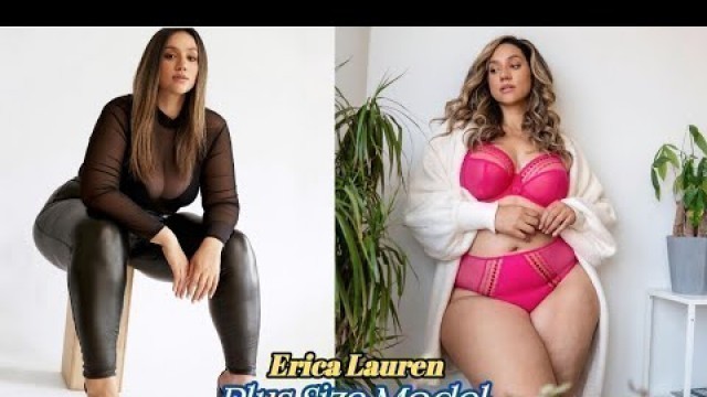 'Erica lauren Plus Size Model / Wiki Biography / Curvy Model / Big Size Model / Fashion Model'