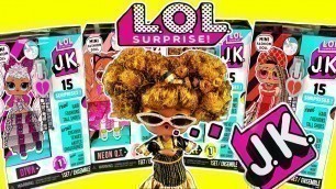 'NEW LOL Surprise J.K. Dolls Series 1! LOL OMG Fashion Dolls Lil Sisters! - Mini Fashion Dolls'