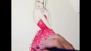 'Ele Marti Illustration - Fashion Illustration Watercolor Demo'