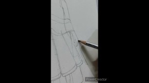 'how to draw 8 head fashion figure with outfit?/drawing tutorial'