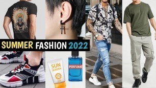 '7 *LATEST* SUMMER Fashion & Grooming Trends 2022 To Look Stylish | Summer Outfits Men 2022'