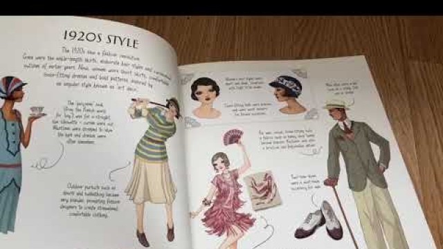 '1920s Fashion to colour Usborne'
