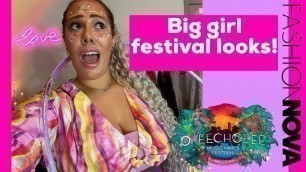 'Plus-Size Festival Outfit Try-On! Okeechobee 2020 looks! Fashion Nova, WandernDaze, & Tasteful Girls'