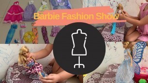 'Barbie Fashion Show | Pretend Play as Fashion Designer'