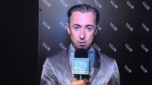 'Alan Cumming statement to Rocco about his show Fashion News Live'