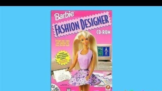 'Barbie Fashion Designer Cd-Rom Commercial Retro Toys and Cartoons'